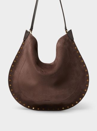 Isabel Marant Womens Oskan supple suede hobo bag