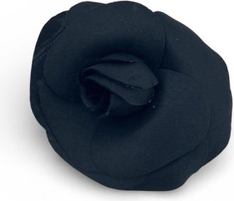 Chanel Vintage stoffen broche Camelia