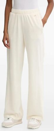 BOSS Pantaloni sportivi con applicazione - Bianco