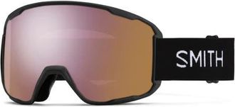 Smith Preview ChromaPop Shield Snow Goggles in Black /Chromapop Rose Gold at Nordstrom