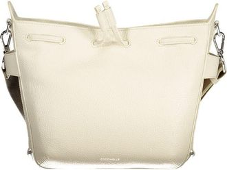 Coccinelle Bianco Leren Dames Handtas