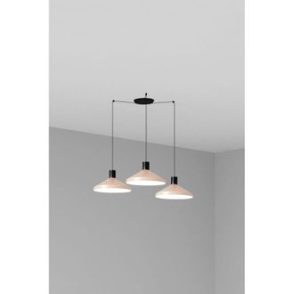 Faro Barcelona Kombo L&aacute;mpara Colgante Beige &Oslash;400 3l 68596-3l