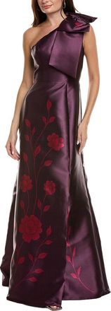 Rene Ruiz Mikado Fit & Flare Gown
