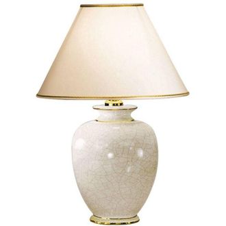 Kolarz Kolarz Giardino - Estilo De Vida Mesa De Sombra C&oacute;nica De Tela Dorado Pulido Claro, 1x E27