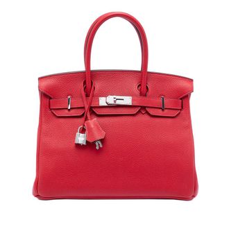 Herm&egrave;s Pre-owned Hermes Clemence Birkin Retourne 30 LEFVLS2HSW84WDYR