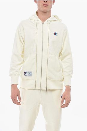 Undercover X CHAMPION Brushed Cotton Multizip Hoodie size S