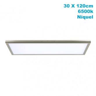 Fabrilamp Fabrilamp - Panel Superf. 72w 6500k Tivoli Niquel 2,5x30x120cm 6120 Lm