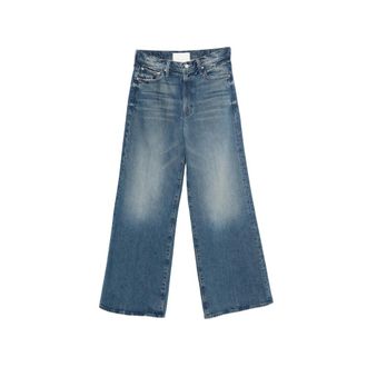 Mother The Ditcher Roller Raw-hem Jeans