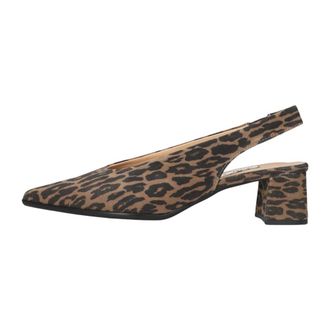 Notre-V Schoenen, Dames, Bruin, 36 EU, Leer, 41903 Slingback Pumps