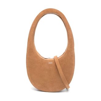 Coperni Bruine Tas met Uitgesneden Handvat - Dames - Tassen - Bruin - Maat: ONE Size Su&egrave;de