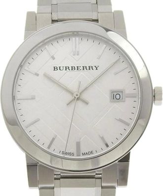 Burberry Pre-owned Watches, female, Gray, Size: ONE SIZE Pre-owned Bu9000 Wristwatch