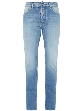Dsquared2 Light Blue mid-rise slim jeans