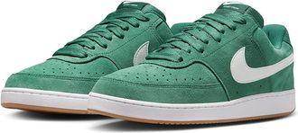 Nike Court Vision Low Flyease Mens Shoes Evergreen Aura/White/Gum Med Brown : 11.5 D - Medium, Leather