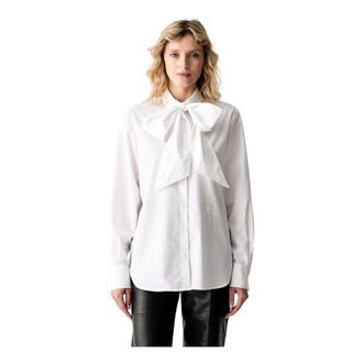 Karl Lagerfeld Dames, Blouses & Shirts, Wit, Maat: XS Katoen