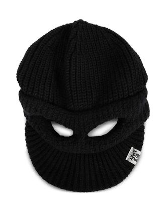 Miharayasuhiro visor knit cap - Black