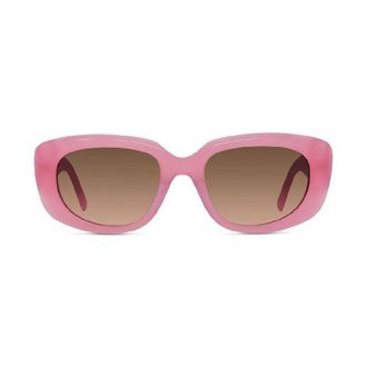 Givenchy GV40104U72F Oval Full Rim Brown Gradient Sunglasses - Pink