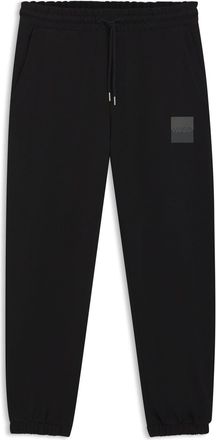 HUGO BOSS Hugo Mens Dusplitan Solid Patterned Slim Joggers in Black - Size X-Small