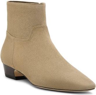 Stuart Weitzman Stassi Zip Bootie in Golden Olive/Marron Vino at Nordstrom, Size 6.5