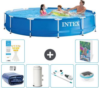 Intex Piscina Con Estructura Redonda - 366x76 Cm - 7-piezas S30