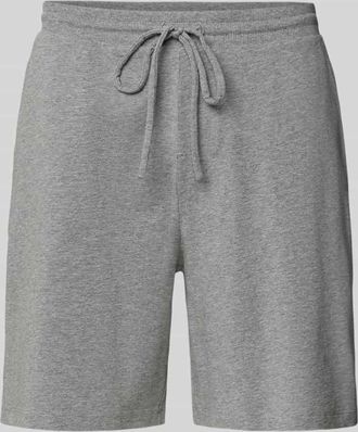 Joop Sweatshorts mit elastischem Bund und Kordelzug in Mittelgrau Melange, Gr&ouml;&szlig;e XXL