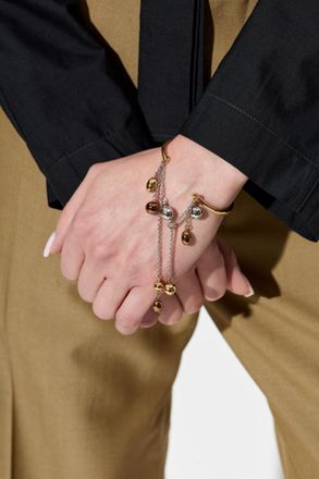 Christophe Lemaire Brass Bracelet, Womens, Multicolour