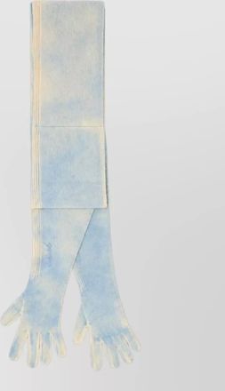 Diesel wool hybrid scarf gloves