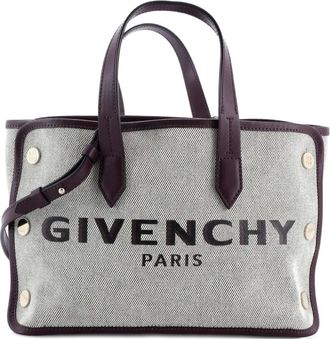 Givenchy Bond Shopper Tote Canvas Mini shoulder bag - Paars