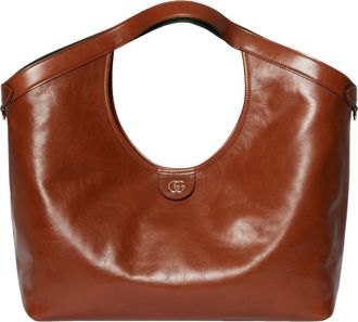 Gucci (WMNS) Gucci Giglio Large Tote Bag Dark Brown 853971-AAF2H-7645