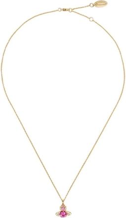 Vivienne Westwood Necklaces, female, Pink, Size: ONE SIZE Ismene Drop Pendant Necklace