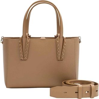 Christian Louboutin Tassen, Dames, Beige, ONE Size, Tote Bag Soft E/W Mini