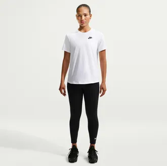 Nike Womens Nike Sportswear Classic High-Waisted 7/8 Leggings in Black | DV7789-010