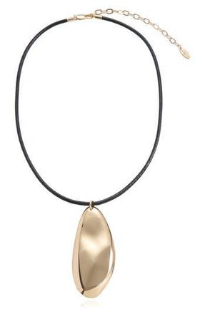 Ettika Liquid Pendant Cord Necklace in Gold at Nordstrom Rack