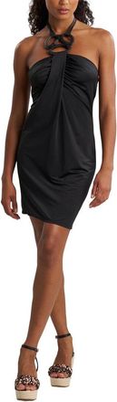 Natori Solid Jersey Mini Halter Dress