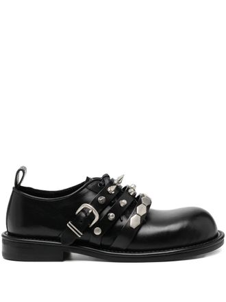 Undercover x Love Gaite studded derby shoes - men - Calf Leather/Calf Leather/Calf Leather - 27 - Black