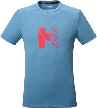 Millet Kamet Map T-Shirt S/S T-Shirt f&uuml;r Herren | blau