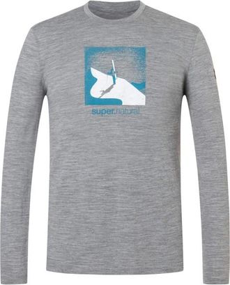 super.natural Almost Done L/S Longsleeve f&uuml;r Herren | grau
