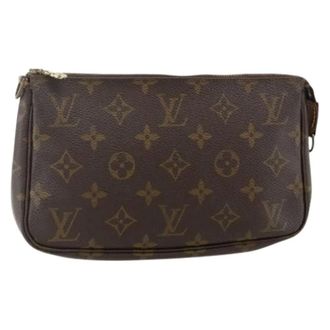 Louis Vuitton Pre-owned Clutches, female, Brown, Size: ONE SIZE Pre-owned Pouch