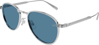 Dunhill DU0131S 004 Mens Sunglasses Silver Size 54