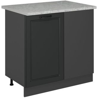 Vicco Armario De Esquina R-line, Antracita Casa De Campo, 86 Cm Et M&aacute;rmol