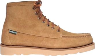 Sebago Tala Enkellaars - Heren - Veterlaarzen - Beige - 43 EU - Leer - Schoenen