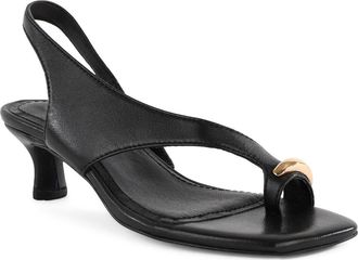 Seychelles Sparks Flying Slingback Kitten Heel Sandal in Black at Nordstrom, Size 7.5