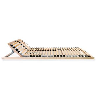 Berkfield Home Slatted Bed Base with 28 Slats 7 Zones 90x200 cm in Natural