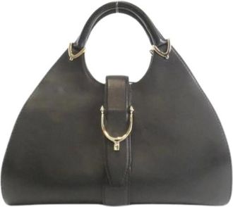 Gucci Pre-owned Handbags, female, Black, Size: ONE SIZE Pre-owned Vintage Handbag
