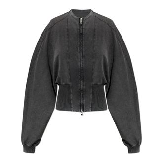 Charlotte Knowles Zip-throughs, female, Gray, Size: XS Haze Sweatshirt