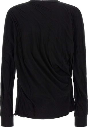 Rick Owens Mens Black Cotton T-Shirt
