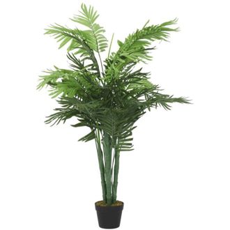 vidaXL Palmera Artificial Con 28 Hojas Verde 120 Cm Vidaxl