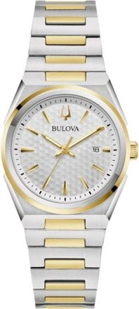 Bulova Classic Quartz White Dial Ladies Watch 98L323