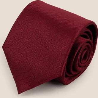 Oswin Hyde Mens Bordo Self Stripe - Red