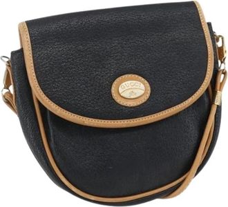 Gucci Pre-owned Vintage Schoudertas - Dames - Vintage Schoudertas - Zwart - ONE Size - Leer - Vintage