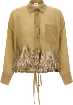 Nude Tencel Womens Blouse